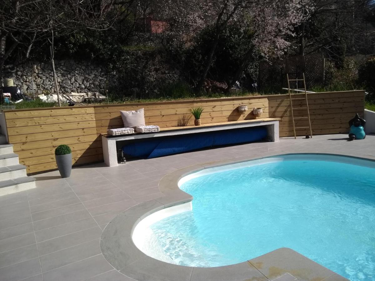 Appartement 3 Pieces Dans Villa Individuelle Falicon 외부 사진